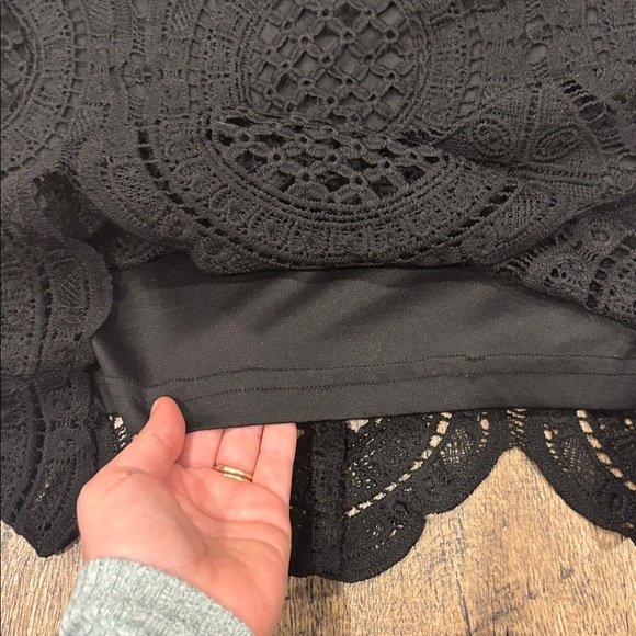 The Vintage Shop Black Lace Long Sleeve Dress - Picture 10 of 10